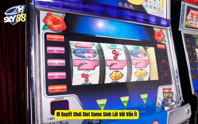 Bí Quyết Chơi Slot Game Sinh Lời Với Vốn Ít